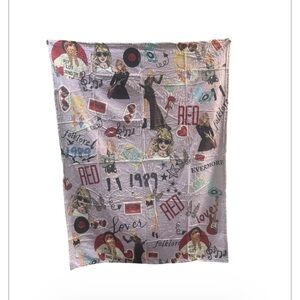 Singer Blanket Red, Folklore, Lover, Fearless fleece novelty blanket 50x60"